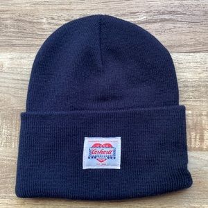 Carhartt navy blue beanie